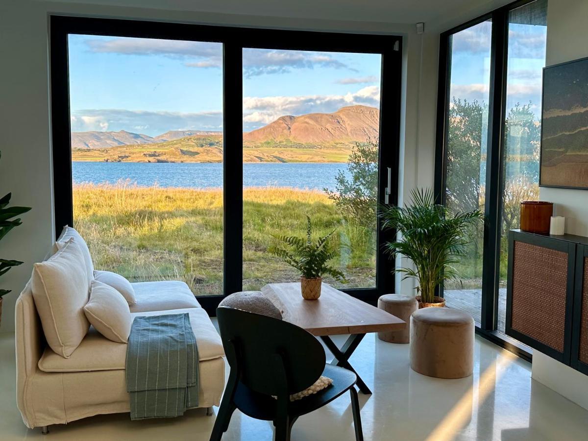 The Oceanfront Private Northern Lights Villa Reynivellir Exterior photo
