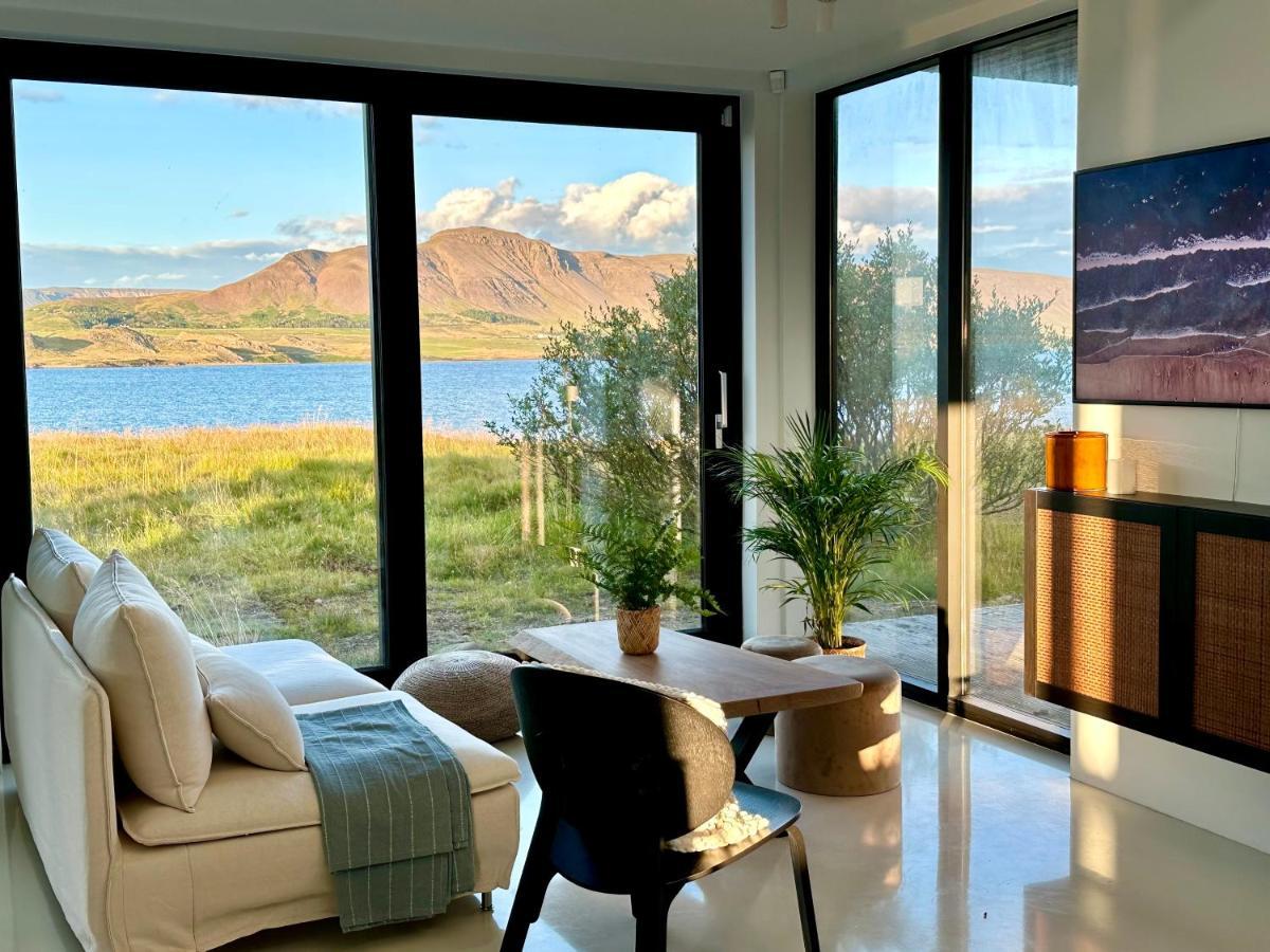 The Oceanfront Private Northern Lights Villa Reynivellir Exterior photo