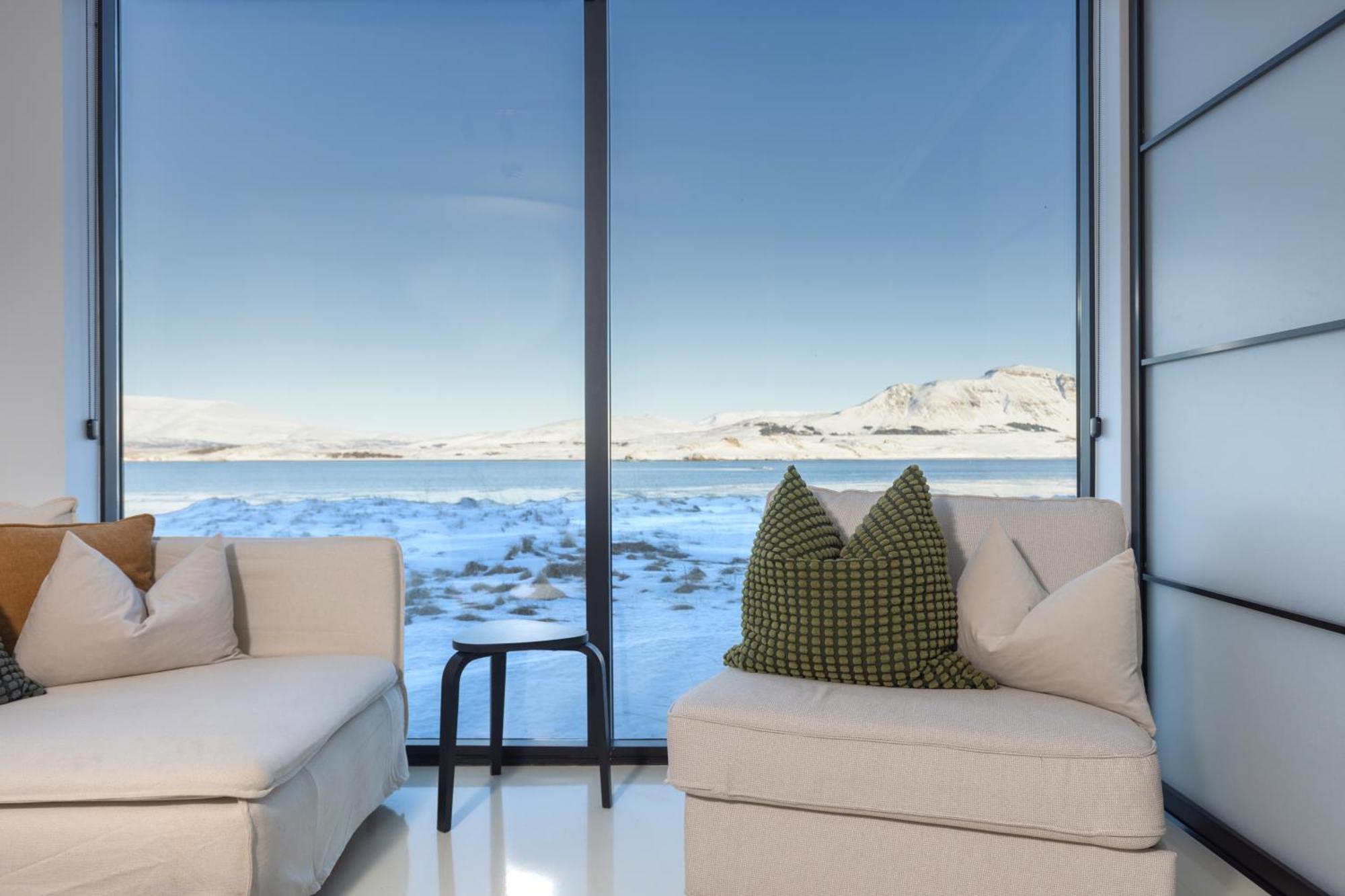 The Oceanfront Private Northern Lights Villa Reynivellir Exterior photo