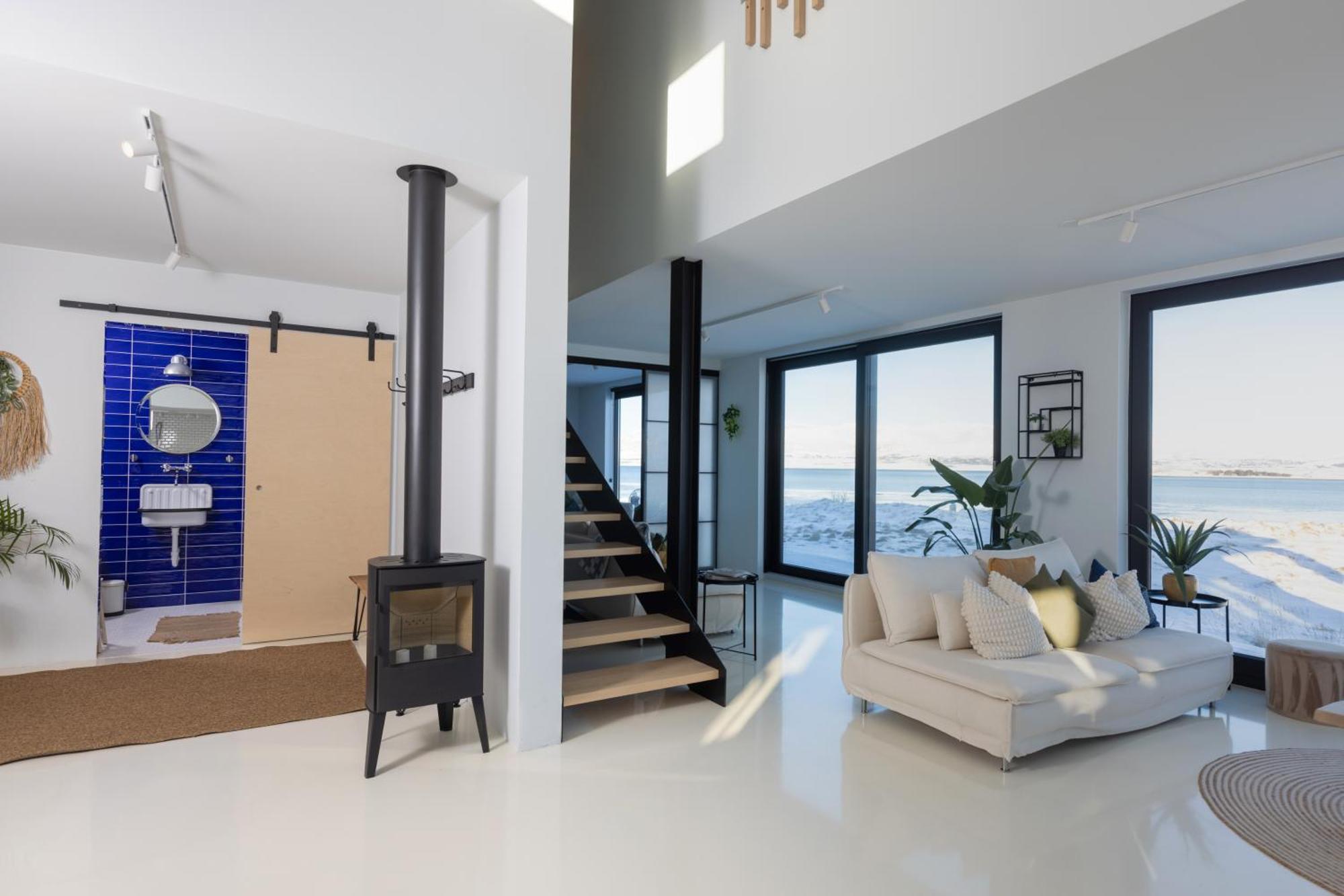 The Oceanfront Private Northern Lights Villa Reynivellir Exterior photo