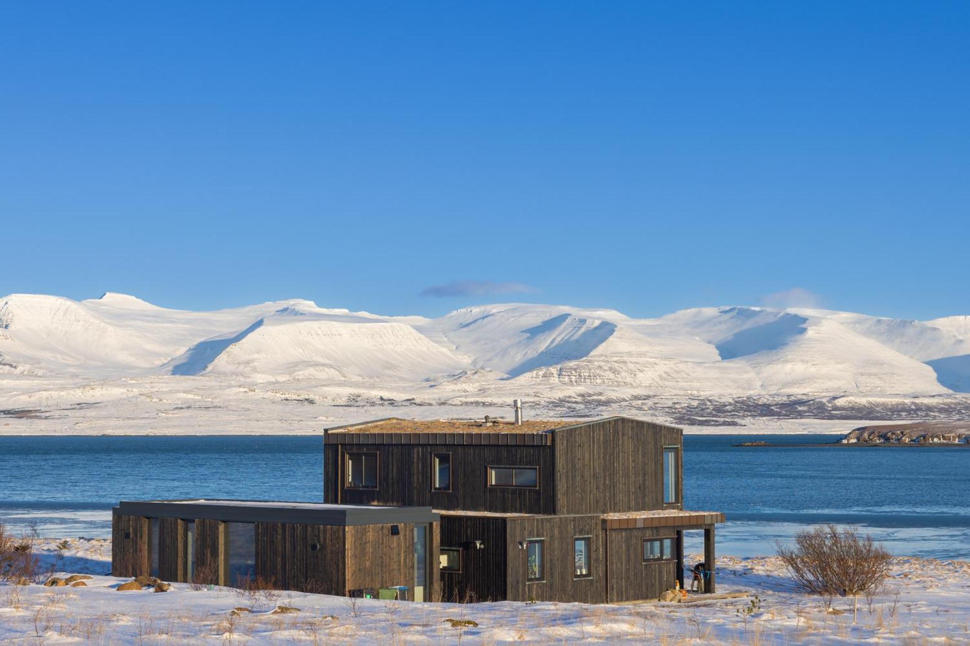 The Oceanfront Private Northern Lights Villa Reynivellir Exterior photo